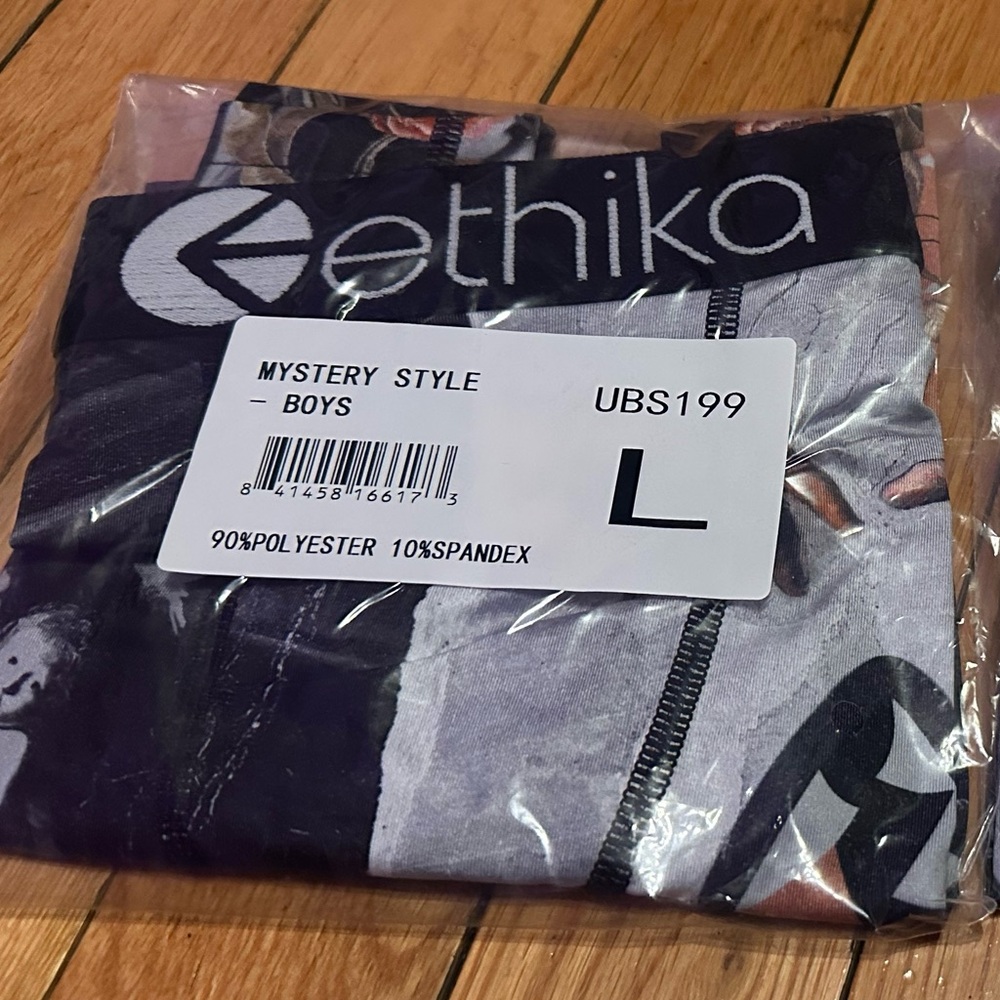 Ethika Boys Boxer Set - Black and Orange